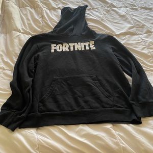 Black Fortnite Hoodie Boys XXL
